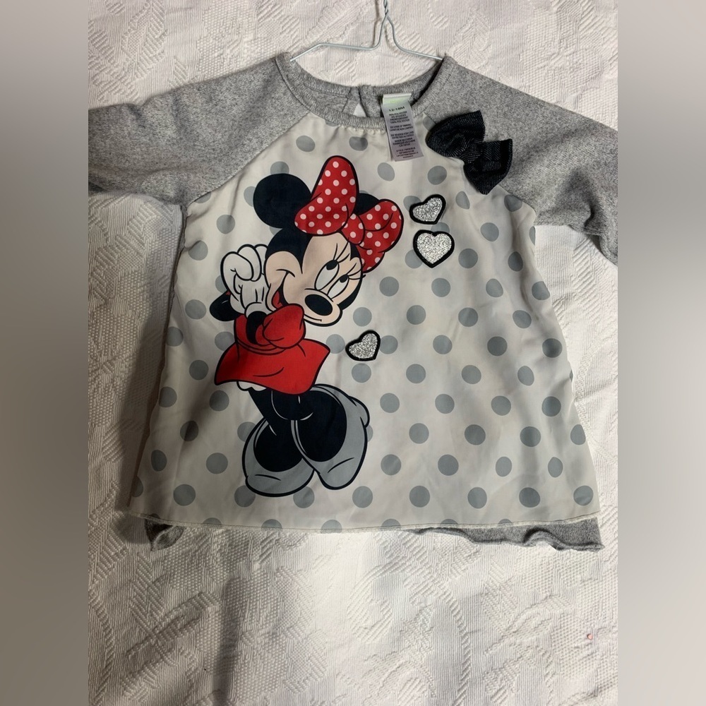 Girls Minnie Mouse Longsleeve